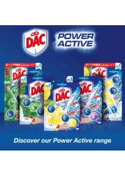 DAC Power Active Lemon Toilet Rim Block Duo Pack 100g