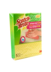 سكوتش-برايت إسفنجة قماشية فائقة متعددة الإستعمال 5 قطع