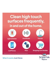 Clorox Scentiva Disinfecting Wipes Grapefruit &amp; Orange Blossom 75 Wet Wipes