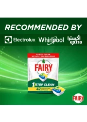 Fairy All-In-One Dishwasher 42 Capsules Pack of 2