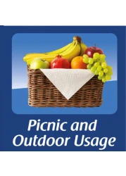 Alokozay 2-Ply Kitchen Towel Rolls 60 Sheets White 6 Rolls