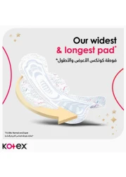 Kotex Natural Ultra Thin Pads 100% Cotton Pad Overnight Protection Sanitary Pads with Wings 14 Sanitary Pads