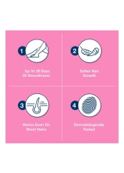 Veet Easy Gel Body And Legs Wax Strips Pack of 20 With Face Wax Strips White Pack of 20