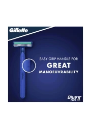 Gillette Blue II Plus Men's Disposable 10 Razors