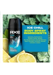 Axe Men's Deodorant Body Spray Ice Chill For 48 Hours Irresistible Fragrance 150ml