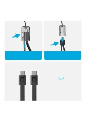 Anker PD Port Power Bank Black 20000mAh 30W with USB-C to USB-C Charging Cable