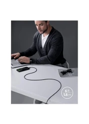 Anker USB-C to Lighting Cable Braided 3ft White