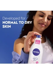 نيفيا إيفن تون لوشن الجسم بمركب التوهج الطبيعي وفيتامين C للحماية من الأشعة فوق البنفسجية لجميع أنواع البشرة، برطمان 400 ملل