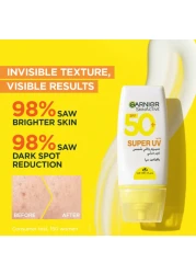 Garnier Ambre Solaire Super UV Invisible Face Serum SPF 50+ 30ml