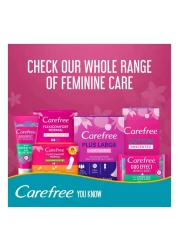 Carefree Plus Large Pantyliners Megapack White 64 Liners