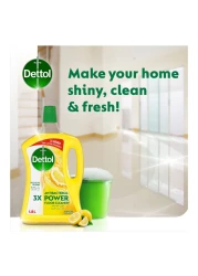 Dettol 3X Antibacterial Power Floor Cleaner Lemon 3L+1.8L
