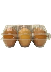 الجزيرة بيض ذهبي متوسط الحجم - أبيض 15 قطعة