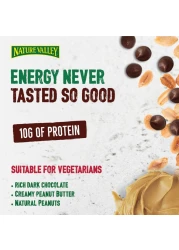 نايتشر فالي لوح بروتين الفول السوداني والشوكولاته، 40 غرام حزمة من 4