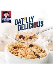 كويكر حبوب الشوفان المقرمشة بالزبيب واللوز 400 غرام