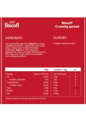 Lotus Biscoff Crunchy Biscuit Spread, 380g