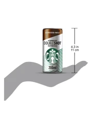Starbucks Doubleshot Espresso Coffee Drink, 200ml Pack of 4