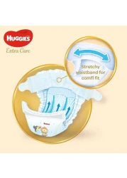 Huggies Extra Care Baby Diapers, Size 4, 8-14Kg, 40 Diapers Pack of 2