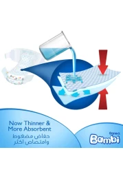 Sanita Bambi Baby Diapers Mega Pack Size 3, Medium, 6-11 KG, 92 Count