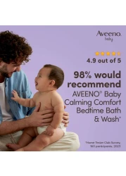 Aveeno Baby Calming Comfort Bedtime Bath And Wash 250ml