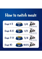 Purina Felix Sensations Jellies with Salmon and Tomato Flavours Cat Food, 85g Pack of 12