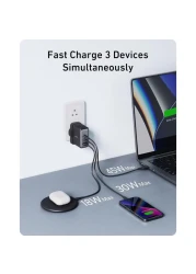 أنكر شاحن حائط نانو بمنفذ USB-C - أسود 100 واط