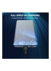 Aukey Circlet CC Nylon Braided USB-C To USB-C Data Sync And Charging Cable Black 1m 60W