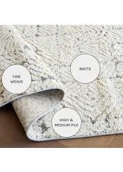 Conrad Sandy 150 x 80 cm Carpet Knot Home Designer Rug for Bedroom Living Dining Room Office Soft Non-slip Area Textile Decor