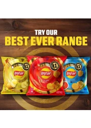 ليز شيبس البطاطس بنكهة الفلفل الحار 21 غرام حزمة من 12