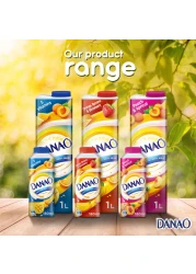 Danao Peach And Apricot Juice Drink With Milk 180ml Pack of 6