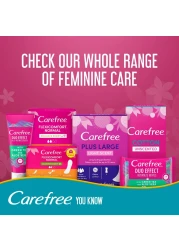 كير فري، فوط يومية، ملمس القطن، عطر منعش، عبوة 56 فوطة