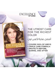 لوريال باريس إكسيلنس كريم بعناية ثلالثية صبغة شعر دائمة 6 أشقر داكن