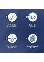 Veet Professional Hair Removal Easy-Gel Legs &amp; Body Wax Strips With Almond Oil For Sensitive Skin Perfect Finish Wipes With Argan Oil Up To 28 Days Of Smoothness, 20 Wax Strips