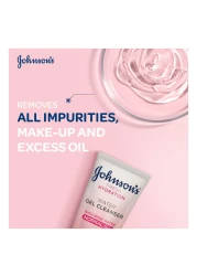 جونسونز منظف وجه جل مائي لترطيب منعش للبشرة العادية 150 ملل