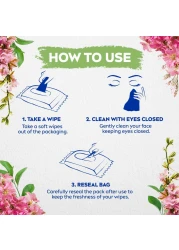 نيڤيا مناديل 3 في 1 لتنظيف الوجه اللطيفة، للبشرة الجافة والحساسة، 25 منديل