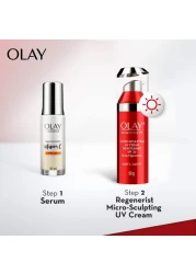 Olay Face Moisturizer Regenerist Micro Sculpting Day Cream SPF30 Red 50g