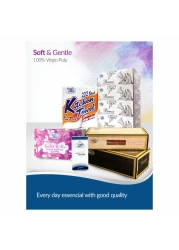 Cool &amp; Cool Soft And Gentle Mini Tissues White 10 Sheets Pack of 12