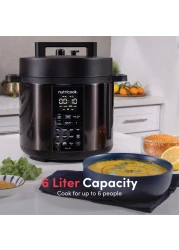 نوتريكوك سمارت بوت قدر ضغط 2 NC-SP204K - أسود 6 لتر