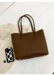 حقيبة ذات سعة كبيرة للنساء ، موضة التنقل ، حقيبة تسوق ، حقيبة نسائية