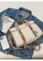 Fashion New Versatile Women Small Square Handbag Casual Elegant Lady Shoulder Crossbody Bag