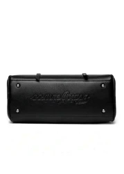 حقيبة يد من الجلد الطبيعي اللين للسيدات، حقيبة كتف قديمة فاخرة، حقيبة يد سعة كبيرة للسيدات، حقيبة واضحة الجما