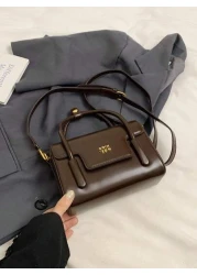 New High Quality Minimalist Solid Color Maerder Handbag Beautiful Design Crossbody Bag For Daily Wear Minimalist Solid Color Classic Dignified Office Outing Dating Ladies Shoulder Bag Holiday Gift