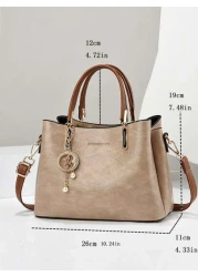 New Arrival Simple And Luxurious Ladies Tote Bag Casual And Versatile With Large Capacity And Can Be Carried Shoulder Or Cross Body Business Casual Woman Bag Pefect For Office Business And Work Best M
