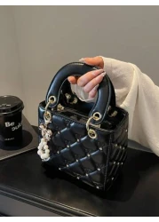 Fashionable New Women s Handbag Solid Color Minimalist PU Square Bag Elegant Vibe Suitable For Dates Shopping Versatile And Exquisite