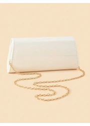 Fashionable Ladies Evening Bag Shiny PU Clutch New Wedding Prom Party Bag Exquisite And Charming Envelope Bag Suitable For Dinners Gatherings Dances Parties Graduation Ceremonies The Best Gift For Lad