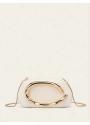 Evening Bag Clutch Purses For Women Ladies Party Bag Exquisite Hardware Handle Buckle Acrylic Bag Bag Bridal Wedding Purse For Ladies Bag Metal Chain Bag Versatile Handheld Bag Cocktail Party Wedding