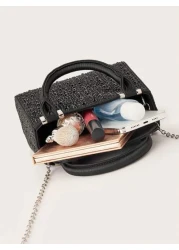 Women Luxury Satin Mini Rhinestone Decorated Clutch Bag Elegant Evening Party Handbag Formal Prom Gown Wedding Purse For Ladies Daily Commute Or Dating For Party Wedding Prom Dinner Banquet Matching W