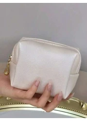 حقيبة تجميل صغيرة مخصصة، حقيبة تخزين أحمر الشفاه بسحاب،حقيبة أدوات التجميل للسفر،محفظة عملات معدنية،صندوق ت