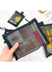 4 Pieces Set Makeup Storage Bag Bathroom Supplies Storage Bag Multi Functional Lightweight Storage Bag Travel Luggage Storage Bag Summer Travel Vacation Home Bathroom Decor Holiday Makeup Organizer