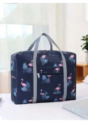 1pc Portable Foldable Travel Bag Reusable Cosmetic Storage Pouch Unisex Toiletry Organizer Large Capacity For Luggage Bathroom Travel Gift Holiday Wardrobe Vanity Summer Travel Vacation Home Bathroom