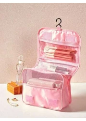 حقيبة مكياج، حقيبة عناية شخصية، حقيبة مستحضرات تجميل للسفر، منظم عناية شخصية قابل للتعليق، حقيبة عناية شخصية